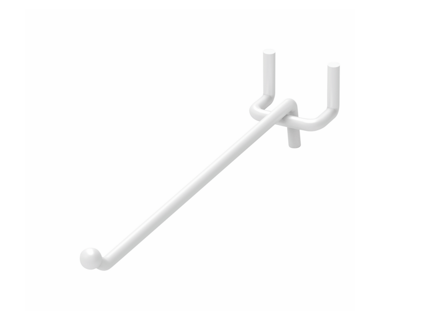 Shelf Series Long Hook White