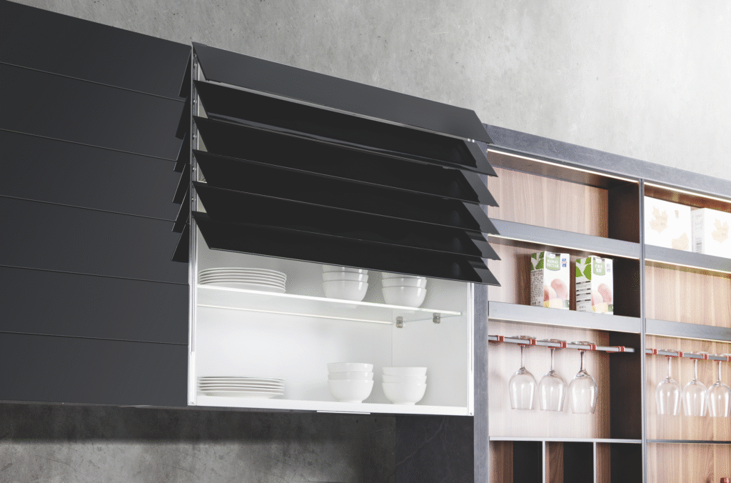 Smart Kitchen Series – Touch To Open Hanging Glass Door Cabinet