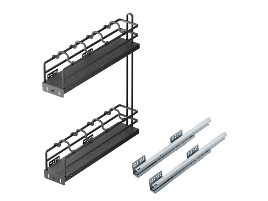 Flat iron side pull basket