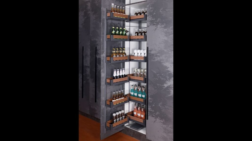 Elegance Series Large Magic Corner for Kitchen Cabinet Large Magic Corner Elegance Series storage hardware SKU G20611G-6