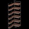 Elegance Series Large Magic Corner for Kitchen Cabinet Large Magic Corner Elegance Series storage hardware SKU G20611G-6 detail view 1