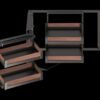 Elegance Series Corner Monster Pull Basket Corner Monster Pull Basket Elegance Series storage hardware SKU G20613