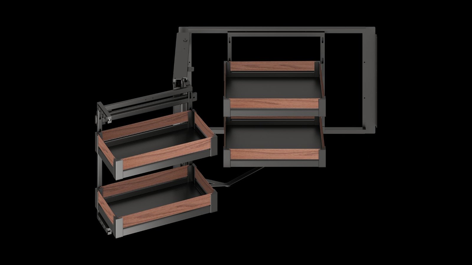 Elegance Series Corner Monster Pull Basket Corner Monster Pull Basket Elegance Series storage hardware SKU G20613