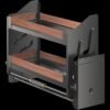 Elegance Series Lifting Pull Basket Lifting Pull Basket Elegance Series storage hardware SKU G20614A detail view 1